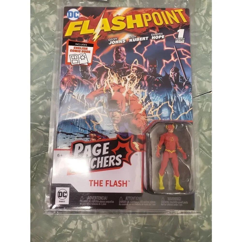 DC Comics Page Punchers The Flash 3" Figure with Comic  BY MCFARLANE TOYS , DC D